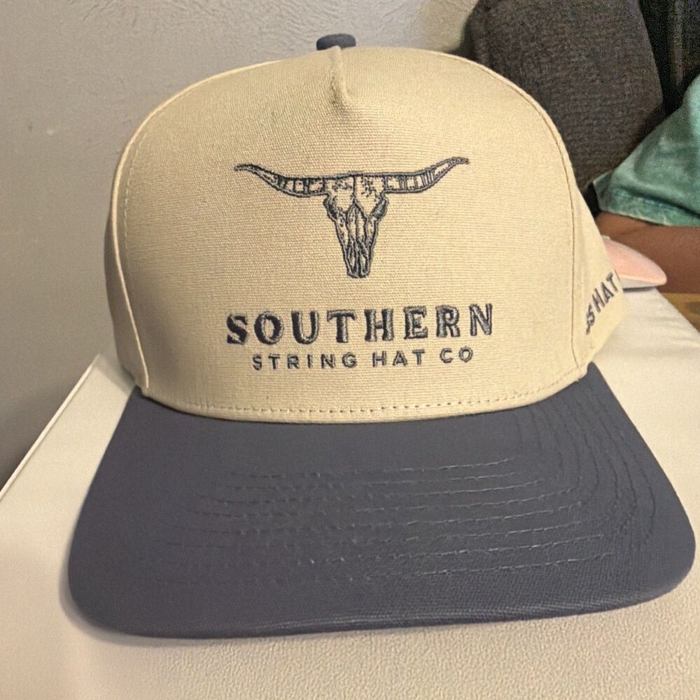 Southern String Hat Co February Drop. Blue Longhorn